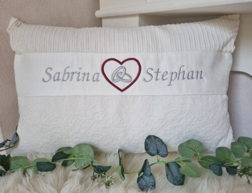 Hochzeitskissen für Sabrina und Stephan