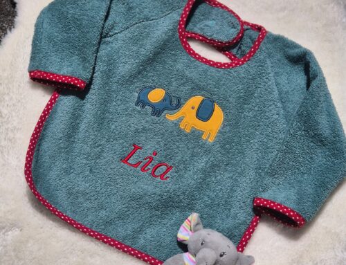 Personalisiertes Lätzchen 🐘🐘