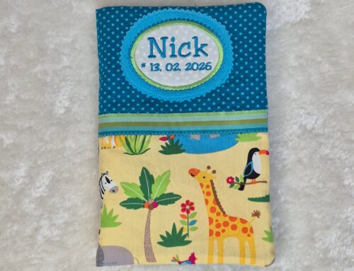 Eine ganz besondere U-Hefthülle für den kleinen Nick 🐘🦒